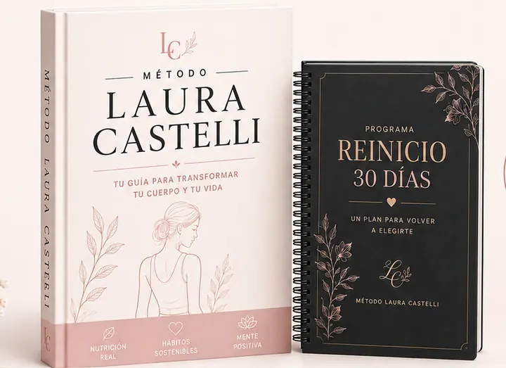Libro Método Laura Castelli y cuaderno Programa Reinicio 30 días